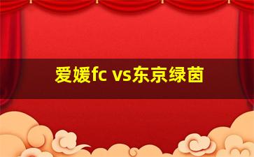 爱媛fc vs东京绿茵